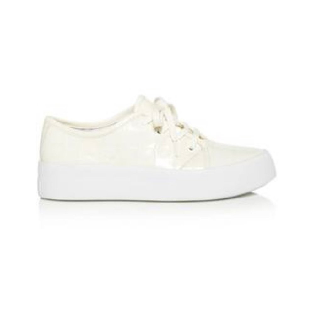 New! Via Spiga Viola Croc Emobossed Leather Sneaker 6.5